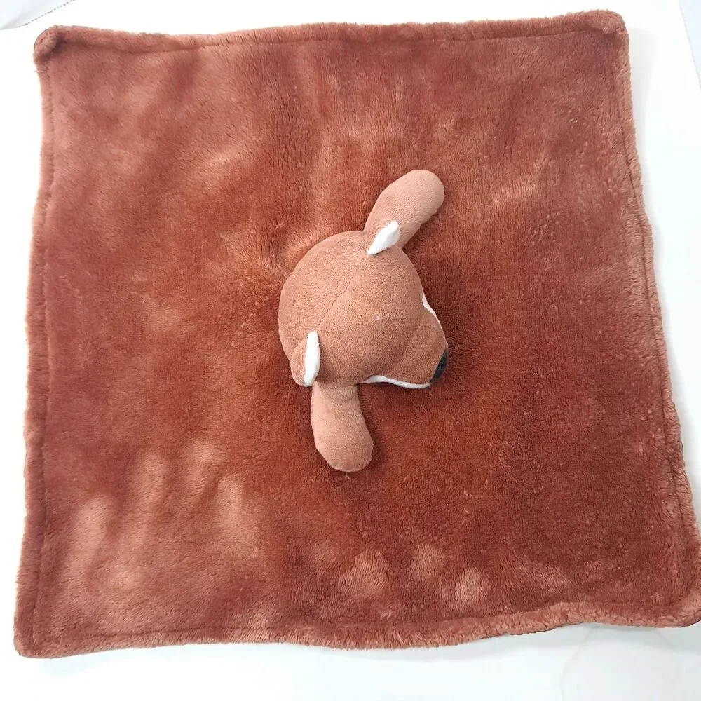 Carter's Child of Mine Fox Lovey Baby Security Blanket Red Brown plush toy lovie